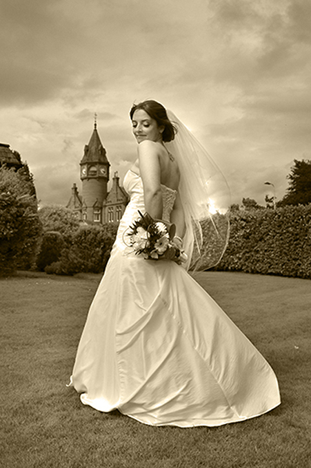 Scottish bridal portrait at fairytale castle wedding by wedding photographer Alexander Whyte Scottish bridal portrait at fairytale castle wedding by wedding photographer Alexander Whyte